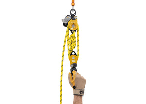 TWIN RELEASE double progress capture pulley
