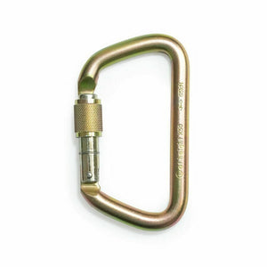 PORTABLE WINCH CARABINER ALUM 65KN SCREW