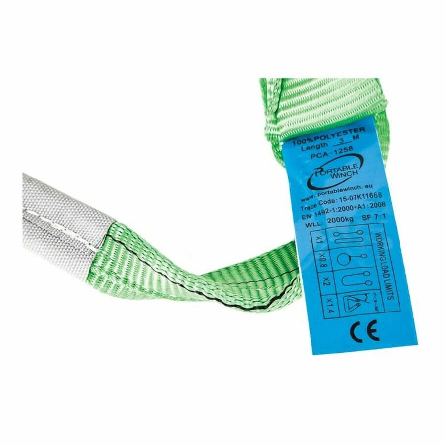 Portable Winch POLYESTER SLING - 60MM X 2M