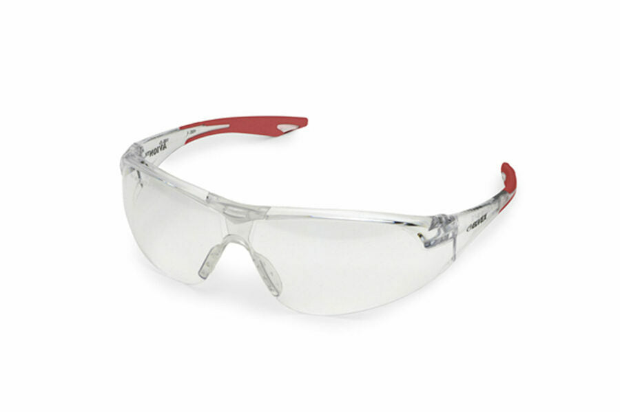 AVION CLEAR - RED TEMPLE TIPS