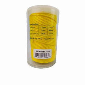 Throwline, Zing-It Yellow, 2.2mm Dia, 180' Length