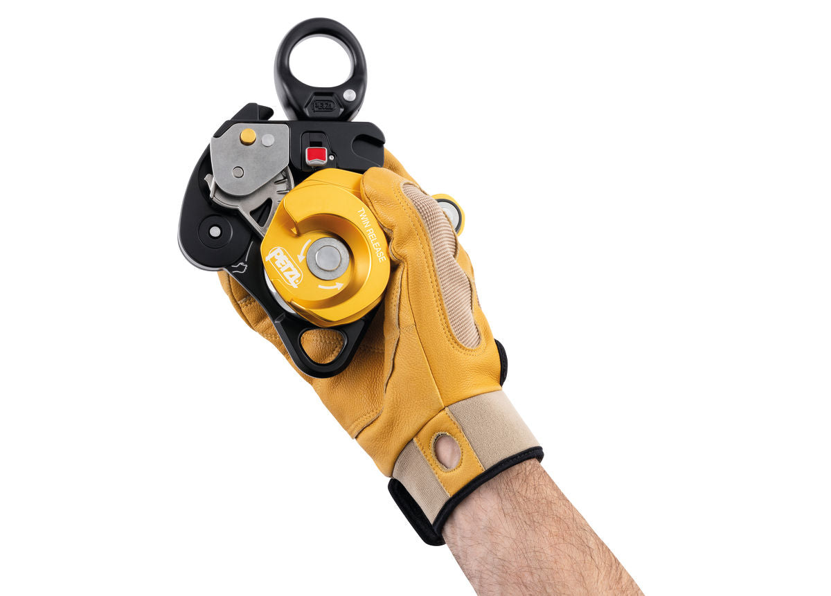 TWIN RELEASE double progress capture pulley